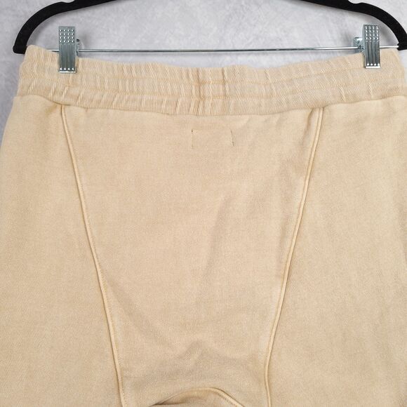 MADE GOLD Sweatpants Joggers Womens Medium Beige Heavy French Terry Bloggers Fav - Picture 12 of 16